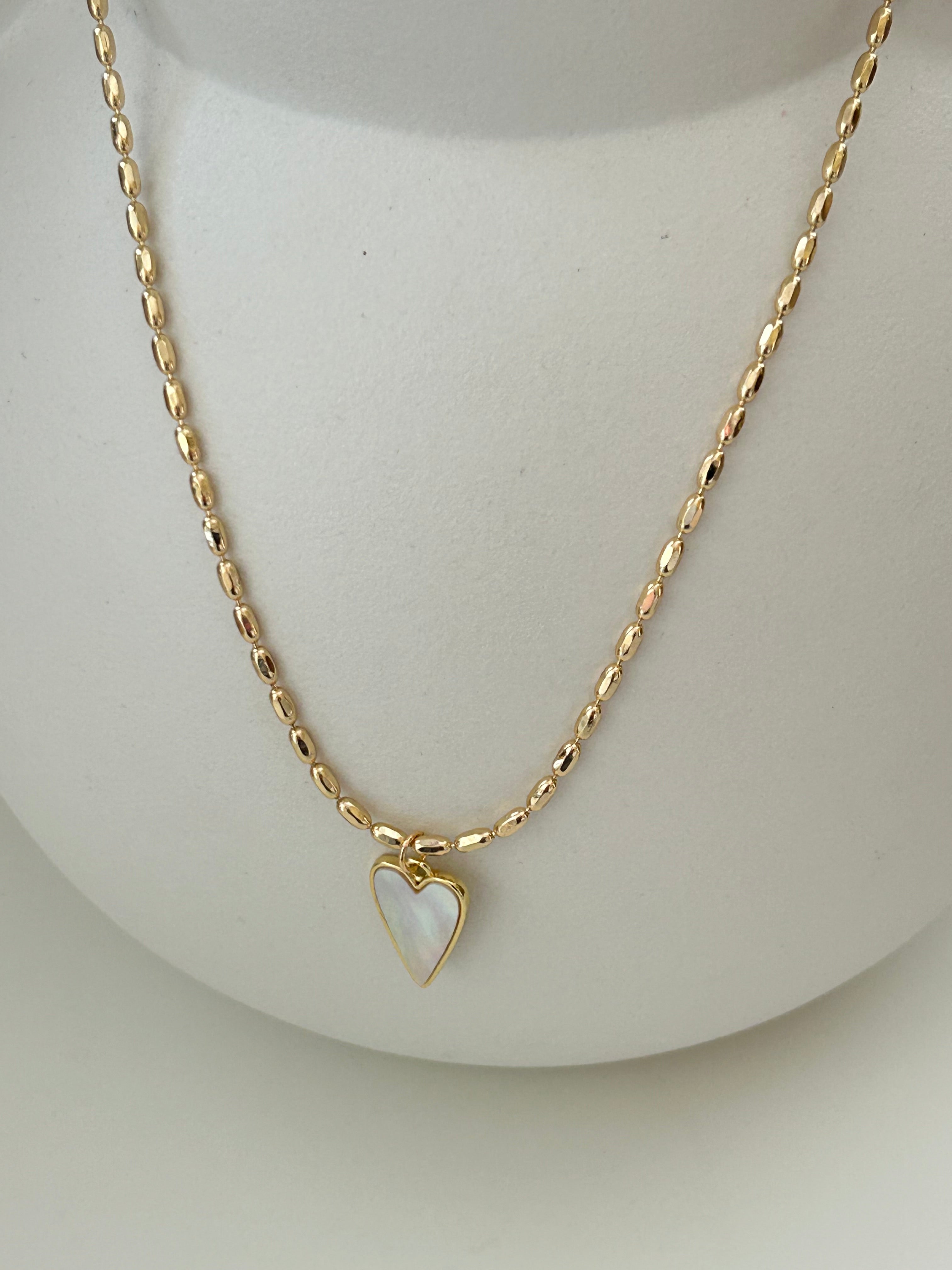 ketting-parelmoer-hartje-smal
