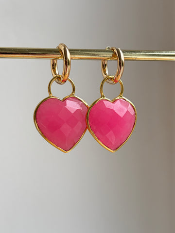 Pink Jade Heart