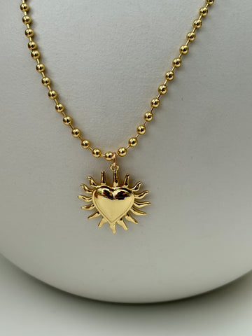 Ketting stralend Hart