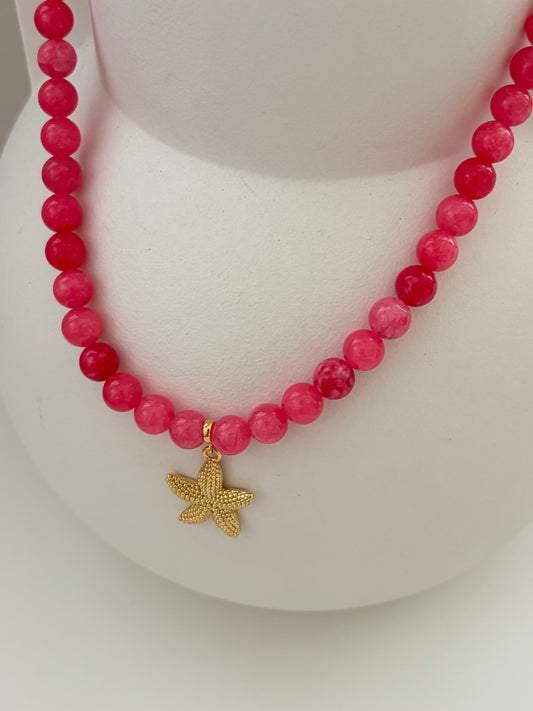 Natuursteen Kralenketting Koraal