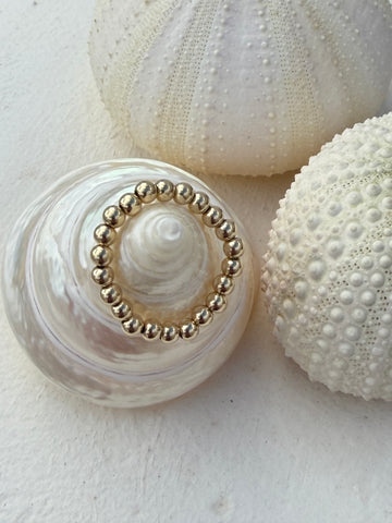 Ring 3 mm, gold filled, size 6