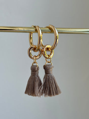 Fringe klein bruin