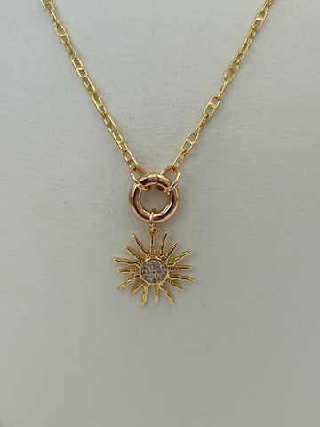 Lange ketting zon