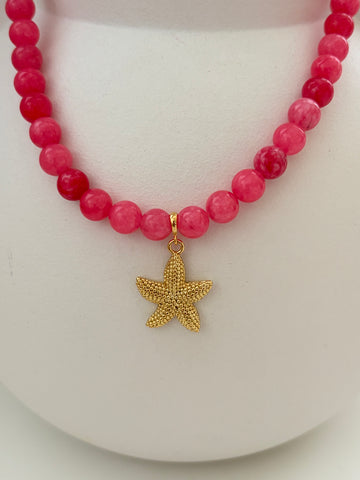 Natuursteen Kralenketting Koraal