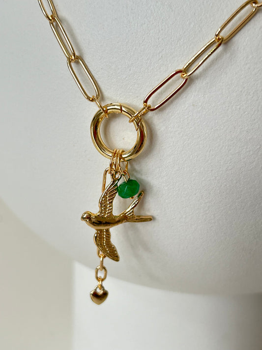 Ketting zwaluw groen