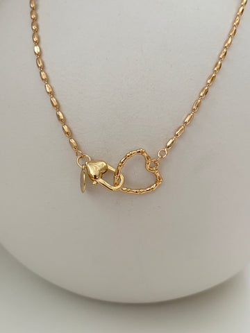 Ketting hartjes sluiting