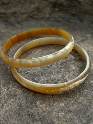 Buffelhoorn armbandenset 5