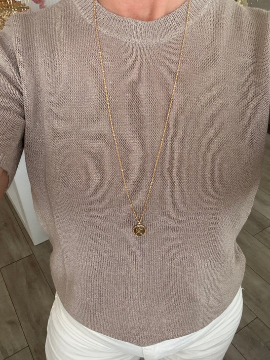 Lange ketting munt