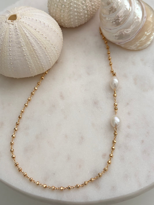 Ketting Duo Pearls
