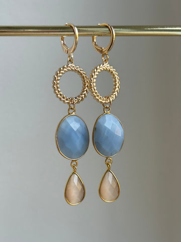 Nikita blauw-beige