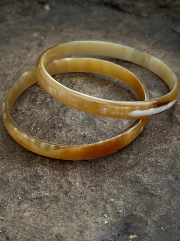 Buffelhoorn armbandenset 3