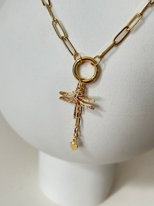 Schakelketting Libelle goud