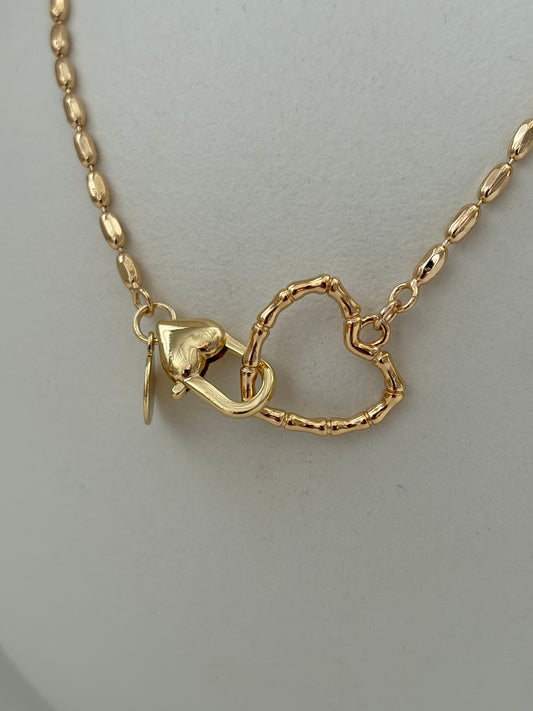 Ketting hartjes sluiting