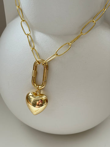 Lange ketting groot hart