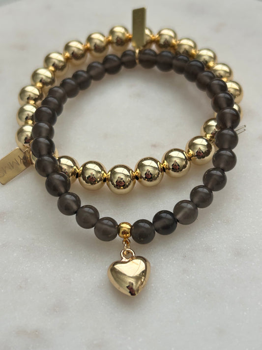 Armband Bruine Rookkwarts