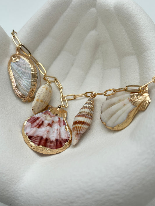 Schelpen ketting XL