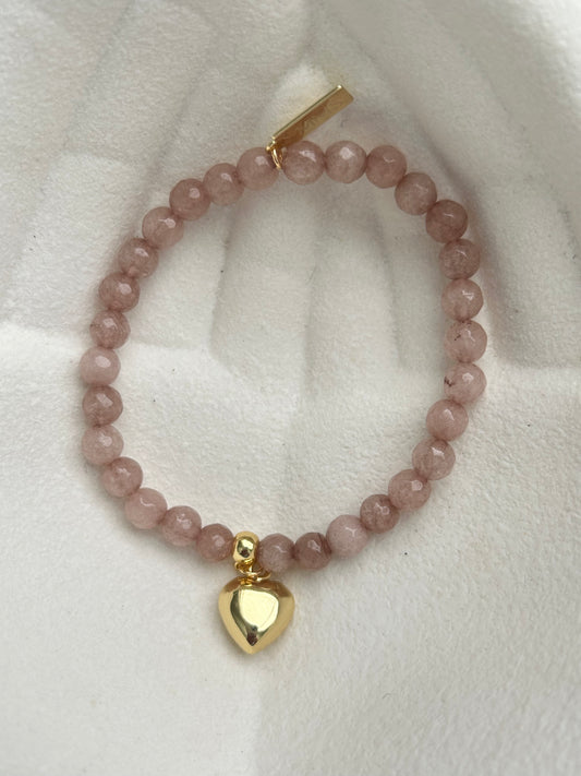 Armbandje roze klein