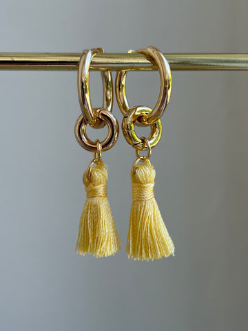 Fringe klein geel