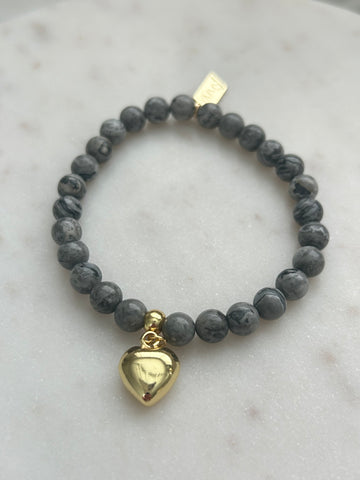 Armbandje lichtgrijs klein