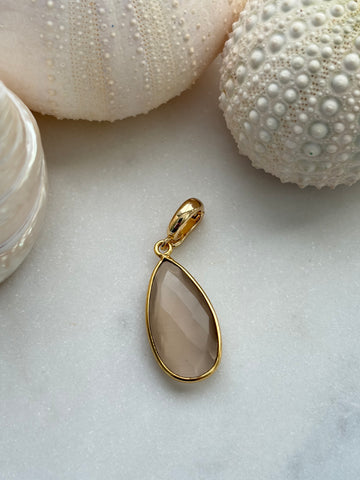 Losse bedel beige Cateye