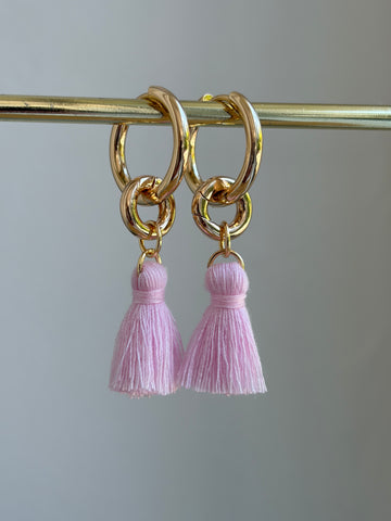 Fringe klein roze