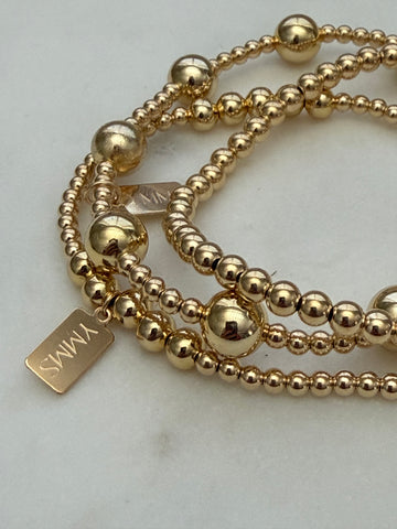Armbandje 8/3 mm kralen