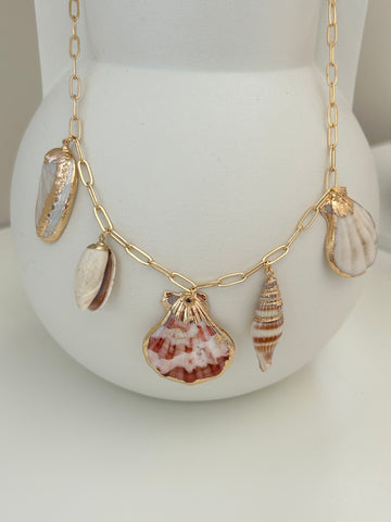 Schelpen ketting XL
